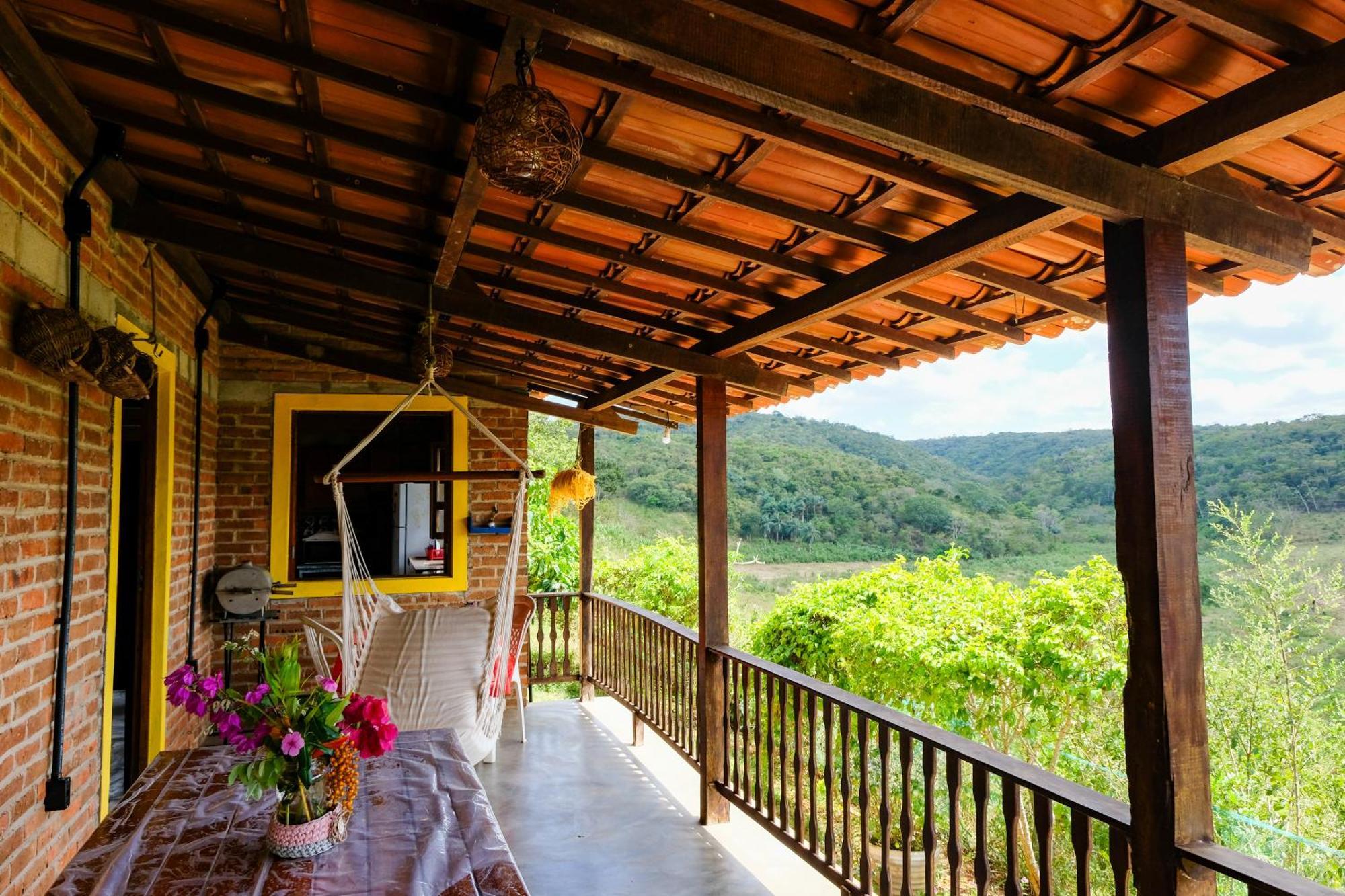 Chalé com Vista Privilegiada Pilões de Dentro Exterior foto