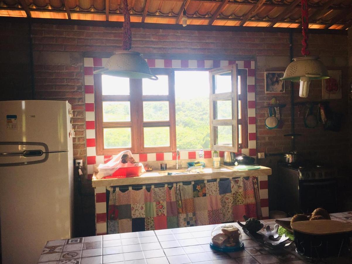 Chalé com Vista Privilegiada Pilões de Dentro Exterior foto